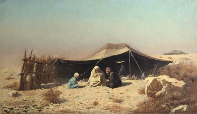 砂漠のアラブ人。コーラン研究 作： Vasili Vasilievich Vereshchagin