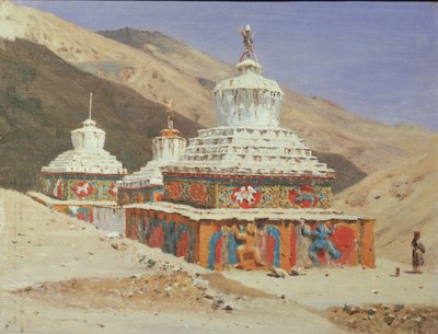 ラダックのチョルテン、1875 作： Vasili Vasilievich Vereshchagin