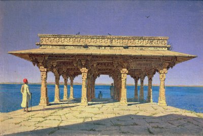 湖での夜 作： Vasili Vasilievich Vereshchagin