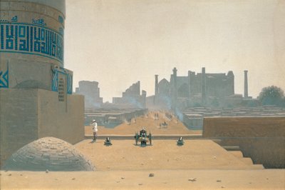 サマルカンドのメインストリート、早朝 作： Vasili Vasilievich Vereshchagin