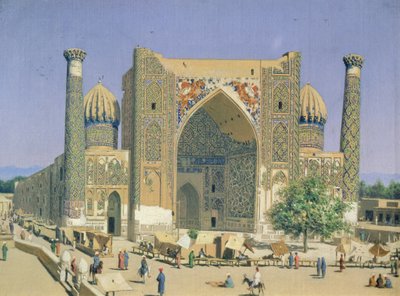サマルカンドのRegistanの場所にあるMedrasahShir-Dhor 作： Vasili Vasilievich Vereshchagin