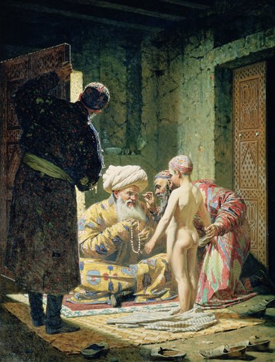 子奴隷の売却 作： Vasili Vasilievich Vereshchagin