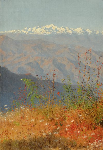 ヒマラヤの夕日 作： Vasili Vasilievich Vereshchagin