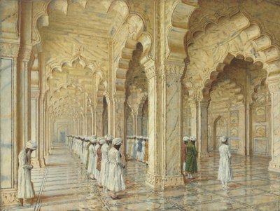 アグラの真珠モスク、1870年代末〜1880年代初頭 作： Vasili Vasilievich Vereshchagin