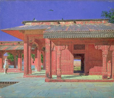 ハーレム宮殿の庭、1870年代 作： Vasili Vasilievich Vereshchagin