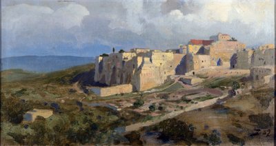 Bethleem ou Bethlehem - Bethlehem par Polenov, Vasili (Vassili, Vassily) Dmitrievich (1844-1927) 作： Vasilij Dmitrievich Polenov