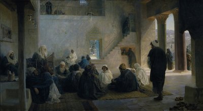 医師の中のキリスト、1896年 作： Vasilij Dmitrievich Polenov