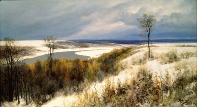 初期の雪、1891年 作： Vasilij Dmitrievich Polenov