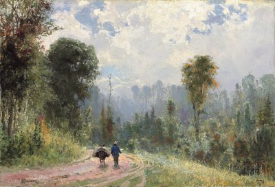 森の小道、1874 作： Vasilij Dmitrievich Polenov
