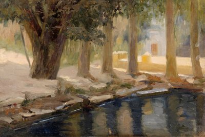 ゲッセマネの園、1880年代 作： Vasilij Dmitrievich Polenov