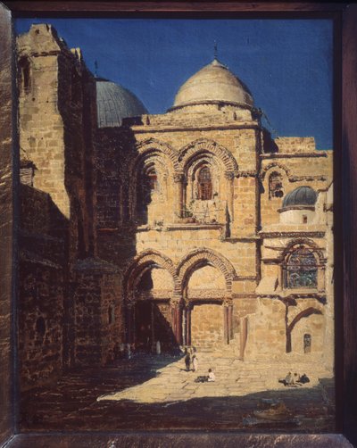 エルサレムの聖墳墓教会 (イスラエル) - エルサレムの聖墳墓教会 - Peinture de Vasili Dmitrievich Polenov (1844-1927), huile sur toile 作： Vasilij Dmitrievich Polenov