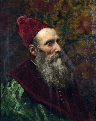 ポレーノフ、ヴァシリ・ドミトリヴィチ（1844-1927）の「ヴェネツィア・ドージェの肖像」。 作： Vasilij Dmitrievich Polenov