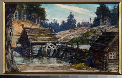 Alexandre Dargomyzhsky（1813-69）によるオペラRusalkaの舞台デザイン 作： Vasilij Dmitrievich Polenov