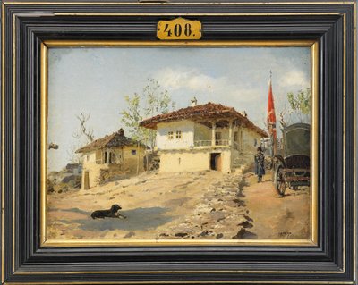 1877年、1877年のブルガリアのドンコサックのスタッフ 作： Vasilij Dmitrievich Polenov