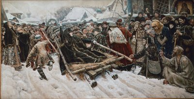 信念に殉じる 作： Vasilij Ivanovic Surikov