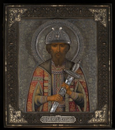 プスコフの王子、聖フセボロドムスティスラヴィッチ 作： Vasily Pavlovich Guryanov