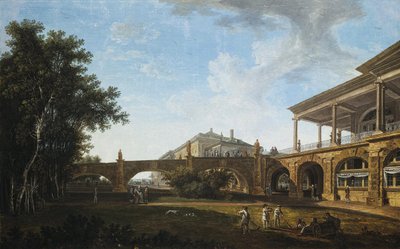 ツァールスコエ・セローの公園にあるキャメロン・ギャラリーのランプ、1794年 作： Vasily Petrovich Petrov