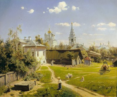モスクワの中庭 作： Vasily Polenov