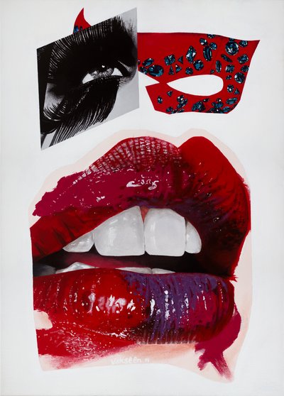 リボン・イン・ハー・アイズ, 2014 （アクリル画） 作： Vaskeen Vaskeen