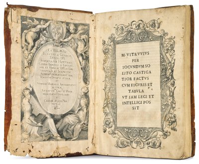 マーカス・ヴィトルヴィウスの数十の建築、フラ・ジョヴァンニ・ジョコンド編集、1511年 作： Venetian School