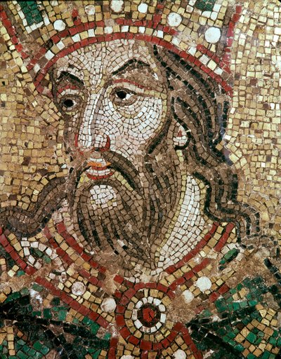 王の頭部（モザイク詳細 作： Veneto Byzantine School