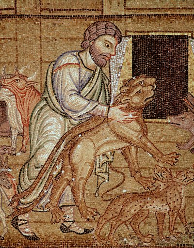ノアの生涯、箱舟（モザイク細部 作： Veneto Byzantine School