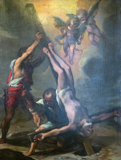 A crucificação de São Pedro 作： Ventura di Arcangelo Salimbeni