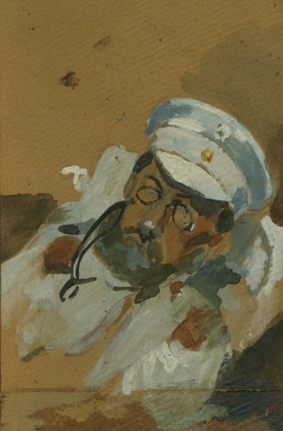 Vladimir Alekseevich Khlebnikovの肖像、p。 1895年 作： Vera Vladimirovna Khlebnikova