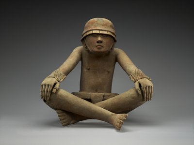 Ballplayer、600-900 AD（セラミック） 作： Veracruz Veracruz