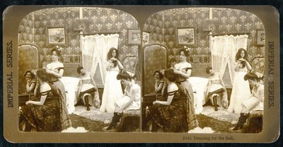 「ボールのドレッシング」、1900年頃（セピア写真）（473245も参照） 作： Vermont, USA H.C. White Company