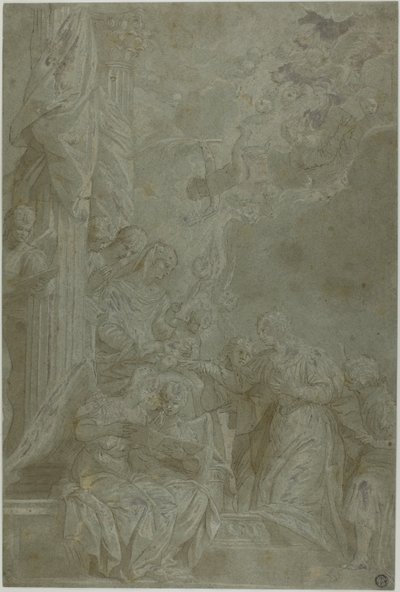 聖カタリナの神秘の結婚 作： Veronese (Paolo Caliari)