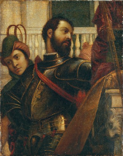 騎士と彼のページ：フラグメント 作： Veronese