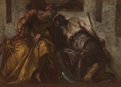 ヤヌスと土星、1730〜70年頃 作： Veronese