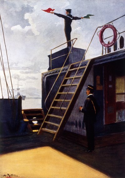 Argentine Navy signaller 作： Vicente Blasco Ibanez