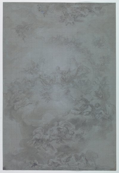 天井の塗装装飾のための習作、Casino de la Reina (Queen