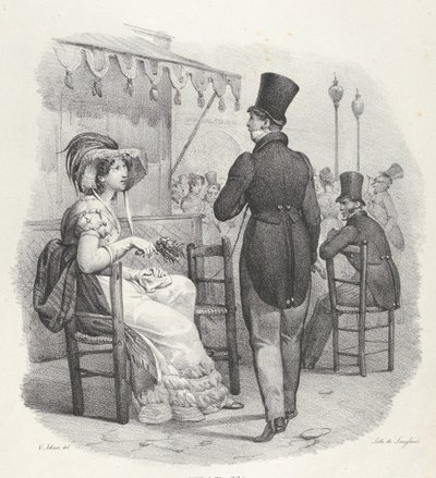チャプ。 IV: 彼女は私を見ている ！ なんて幸​​せなんだ！ 彼女は私に気づきます！ 1824 年。 作： Victor Adam