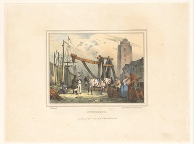 ダンケルク港 ダンケルク (オブジェクトのタイトル) 港町民の着ぐるみ（シリーズ名） Costumes de marins, dessinés dans les port (シリーズタイトル) 作： Victor Adam
