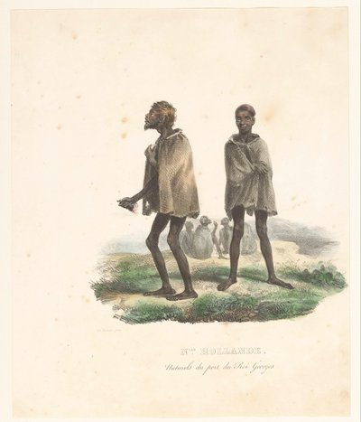 キング ジョージ サウンド (西オーストラリア) の人々の服装 ね。 オランド。 Naturals du port du Roi Georges (オブジェクトのタイトル) アストロラーベの探査（シリーズタイトル） Voyage de découvertes de l