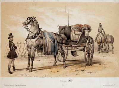 ティルベリ-アダムによるリトグラフ、1840年頃 作： Victor Adam