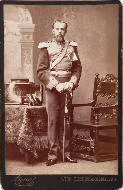 ルドルフ、オーストリアの皇太子、1858～1889年、1885年頃。 作： Victor Angerer