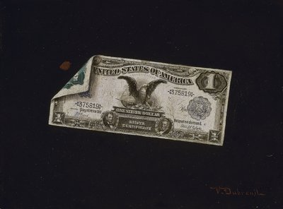 1 ドル シルバー証明書 作： Victor Dubreuil