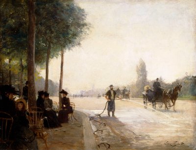 シャンゼリゼ、パリ、 作： Victor Gabriel Gilbert