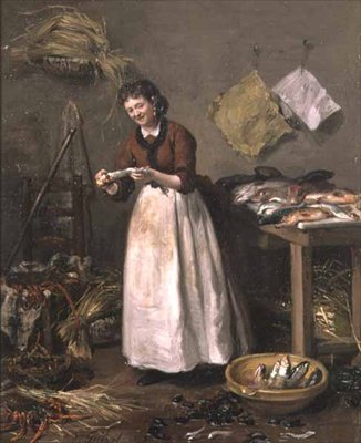 魚の妻 作： Victor Gabriel Gilbert