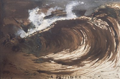 私の運命、1857年（ペンとインク、ウォッシュとガッシュ） 作： Victor Hugo