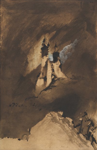 ヴォージュの城の記念品、1857年。 作： Victor Hugo