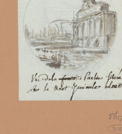 De Aqua Paolo, der Brunnen auf dem Janiculus 作： ビクター・ジャン・ニコル