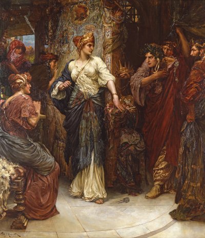 ペネロペと求婚者、1900 作： Victor John Robertson