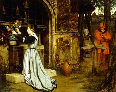 ファウストとマルグリット、1868 作： Victor Lagye