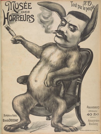 恐怖の博物館 恐怖のギャラリー: アレクサンドル・ミラーランド、1899年。 作： Victor Lenepveu