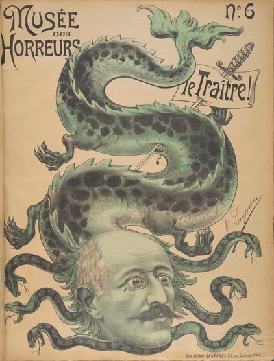 恐怖の博物館 恐怖のギャラリー: アルフレッド・ドレフュス、1899年。 作： Victor Lenepveu